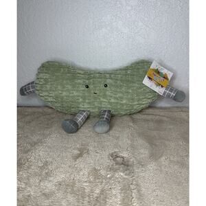 Smoochy Pals Green Pickle Plush Linzy Toys Food Stuffed
